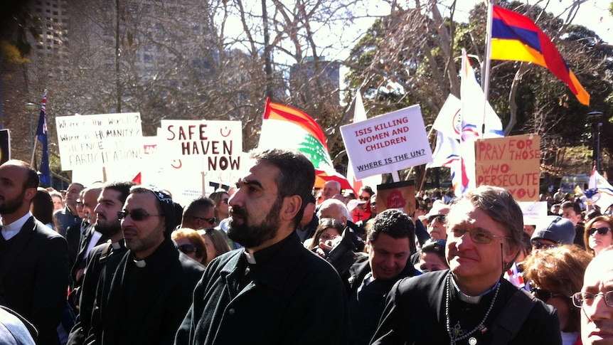Iraqi Christians protest in Sydney