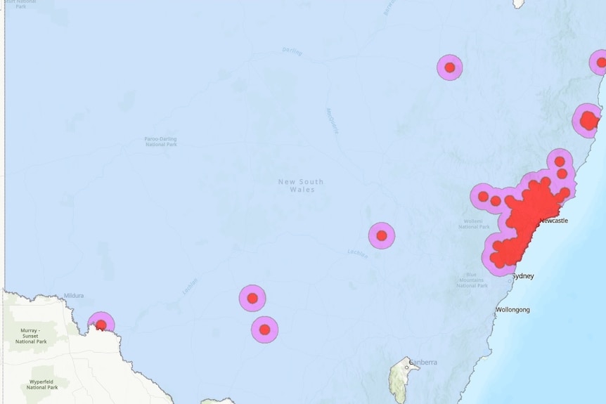 Nericon Varroa mite map