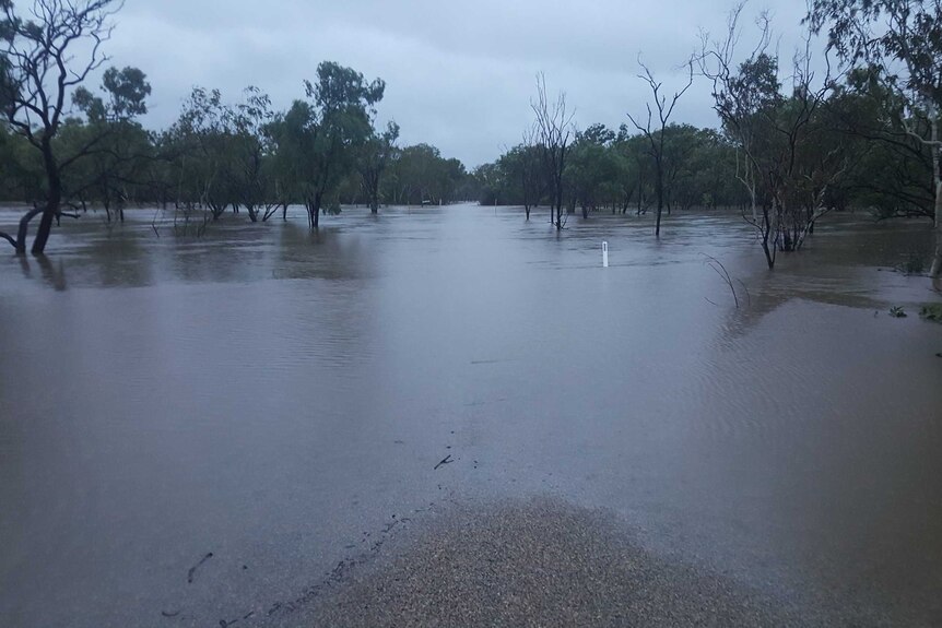 Dook Creek in flood, Northern Territory.