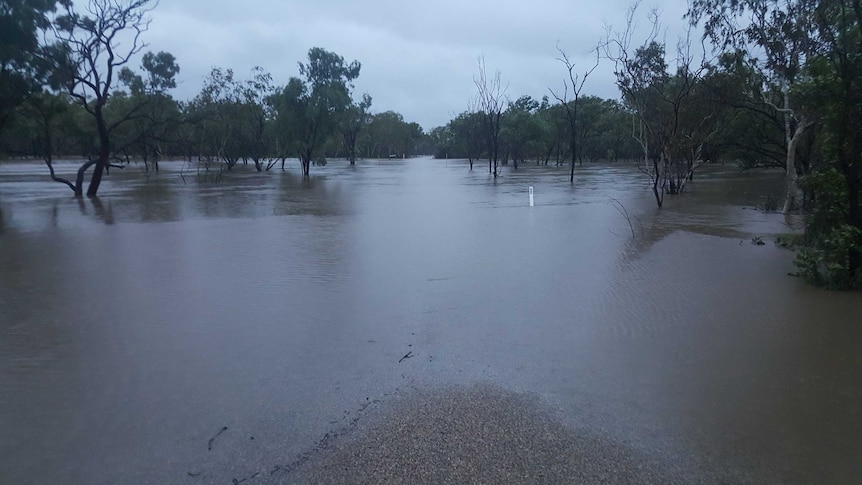 Dook Creek in flood, Northern Territory.