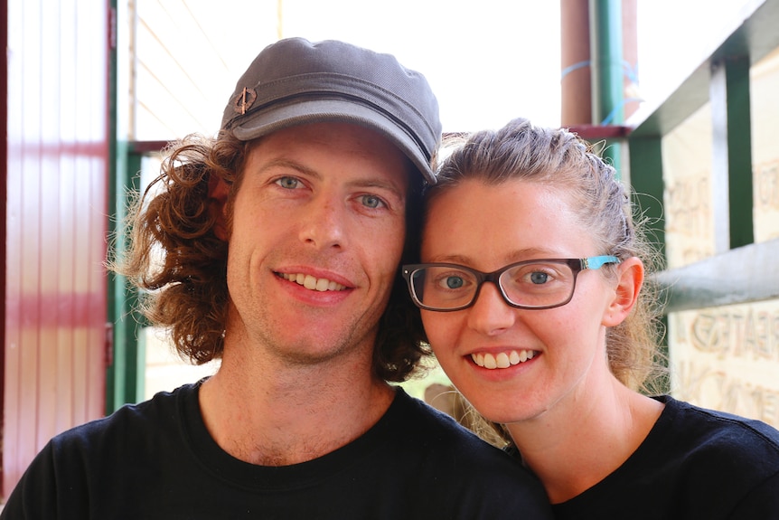 Medicinal cannabis supporters Michael Harding and Rebecca Houghton