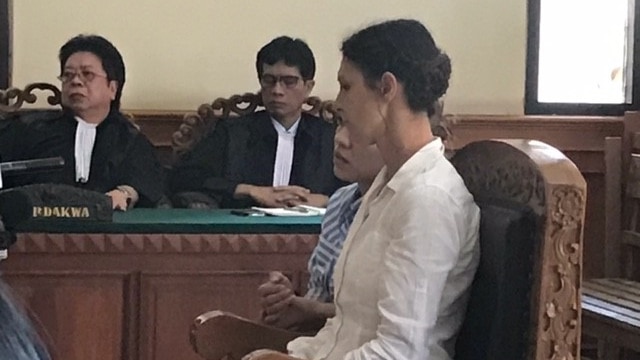 Sara Connor hears verdict in Bali court