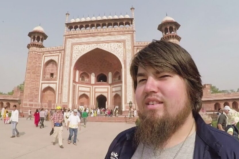 Michael Jeffries enjoying the sights of India