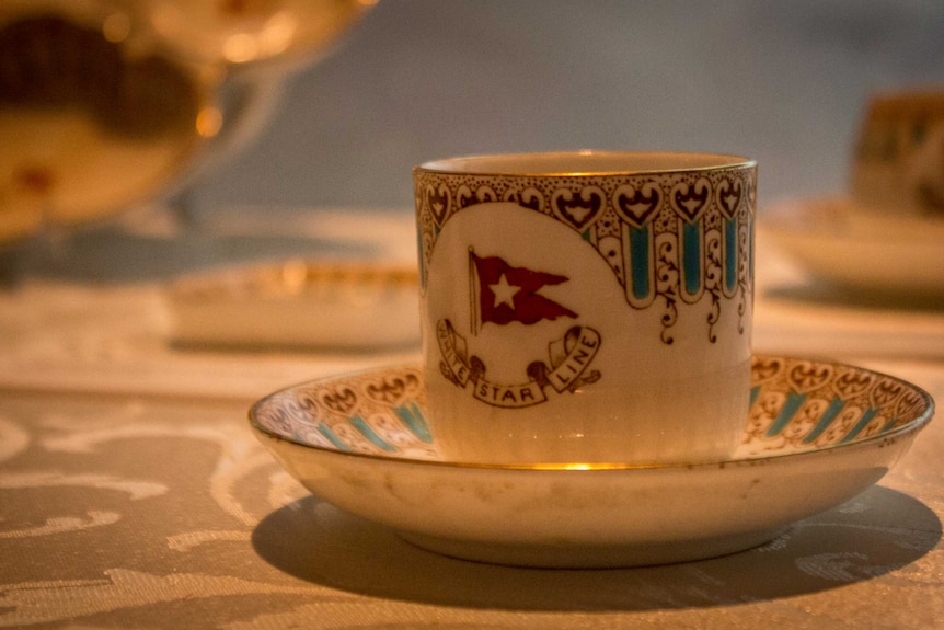 Crockery from the White Star Line, operator of the Titanic. December 11, 2015.jpg