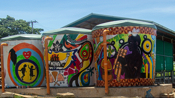 Hahela market haus visual art long Bougainville (New Dawn FM)