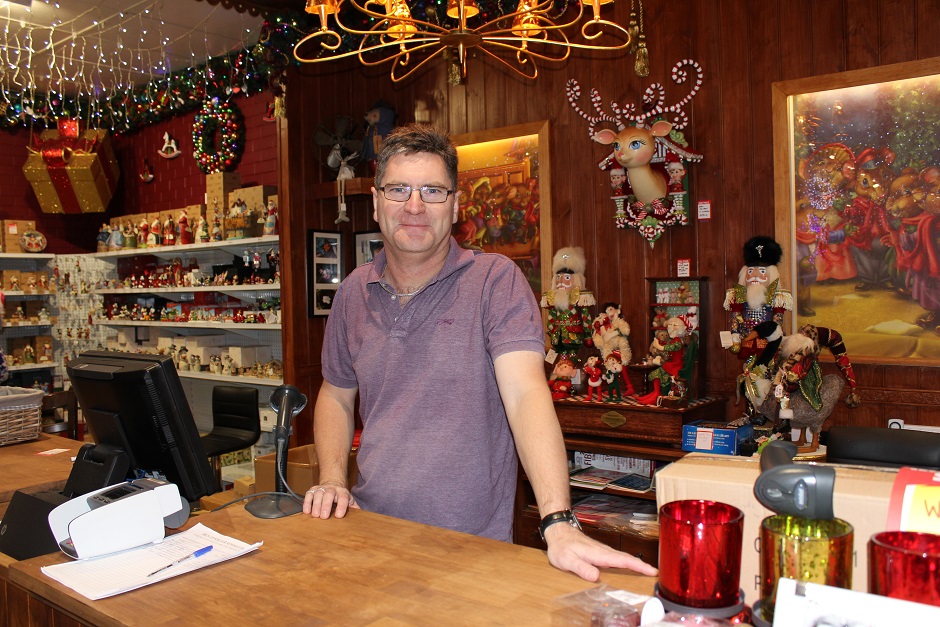 Sean Byron opened a year-round Christmas store on Toodyay's main street after the passing of his partner, Dr Richard Walkey.