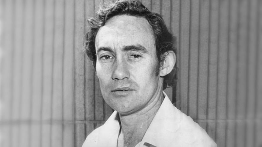 A black and white headshot of Douglas Crabbe.