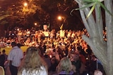 People gather for vigil over Manus Island death in Perth