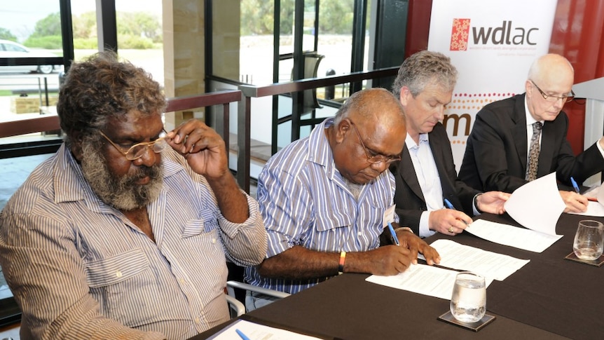 Martu traditional owners and Cameco