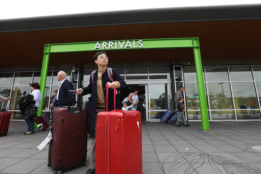 Tourists arrive in Hobart