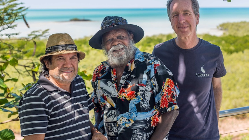 Cast members and director of The Relflection Tour in WA's Kimberley