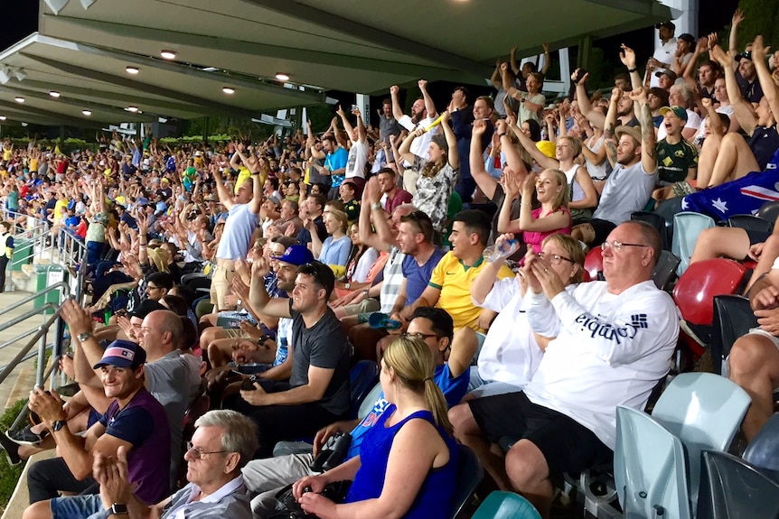 Crowd at Manuka Oval in Canberra