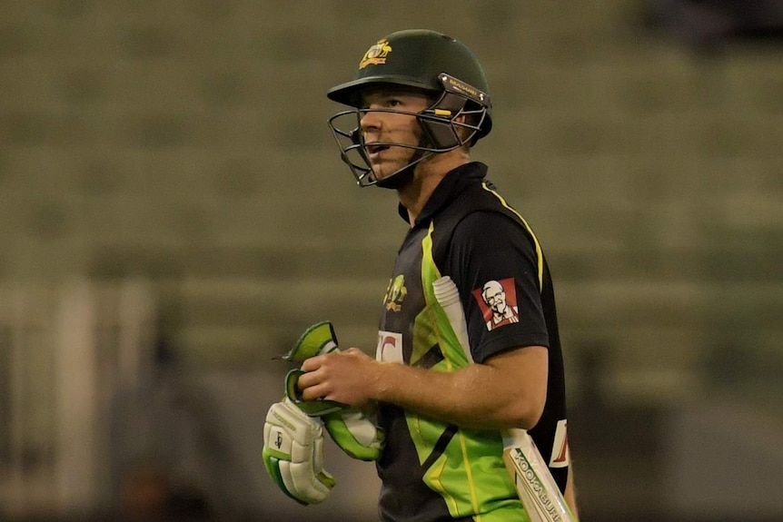 Tim Paine walking off the field in a Twenty20 fixture against Sri Lanka at the MCG.