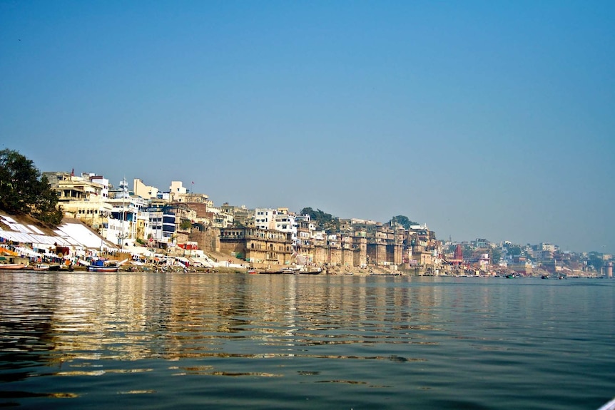 City of Varanasi on the Ganges River.