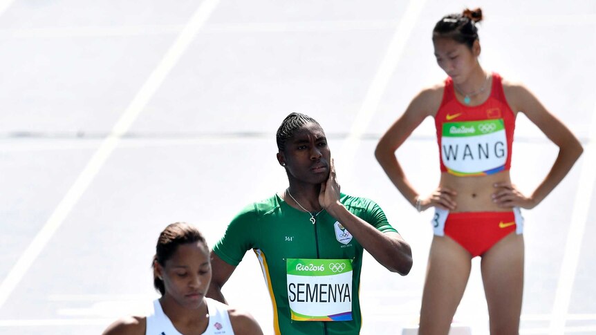 Caster Semenya during 800m heats