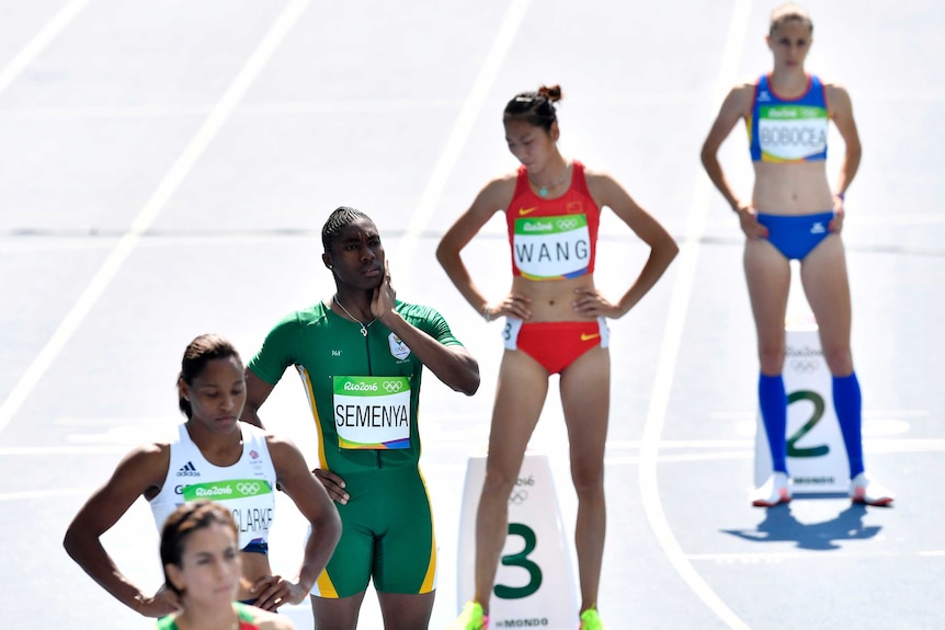 Caster Semenya during 800m heats