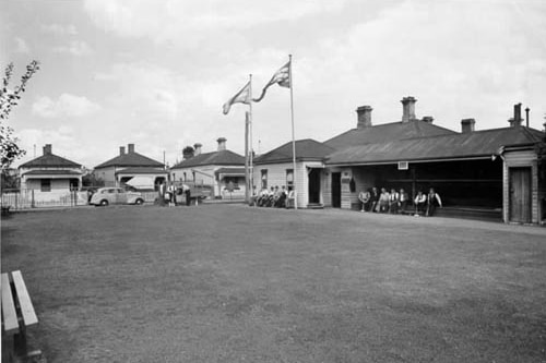 A photo of Footscray Trugo Club taken circa 1950.