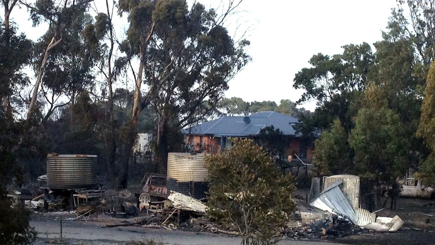 Dunalley house destroyed in blaze