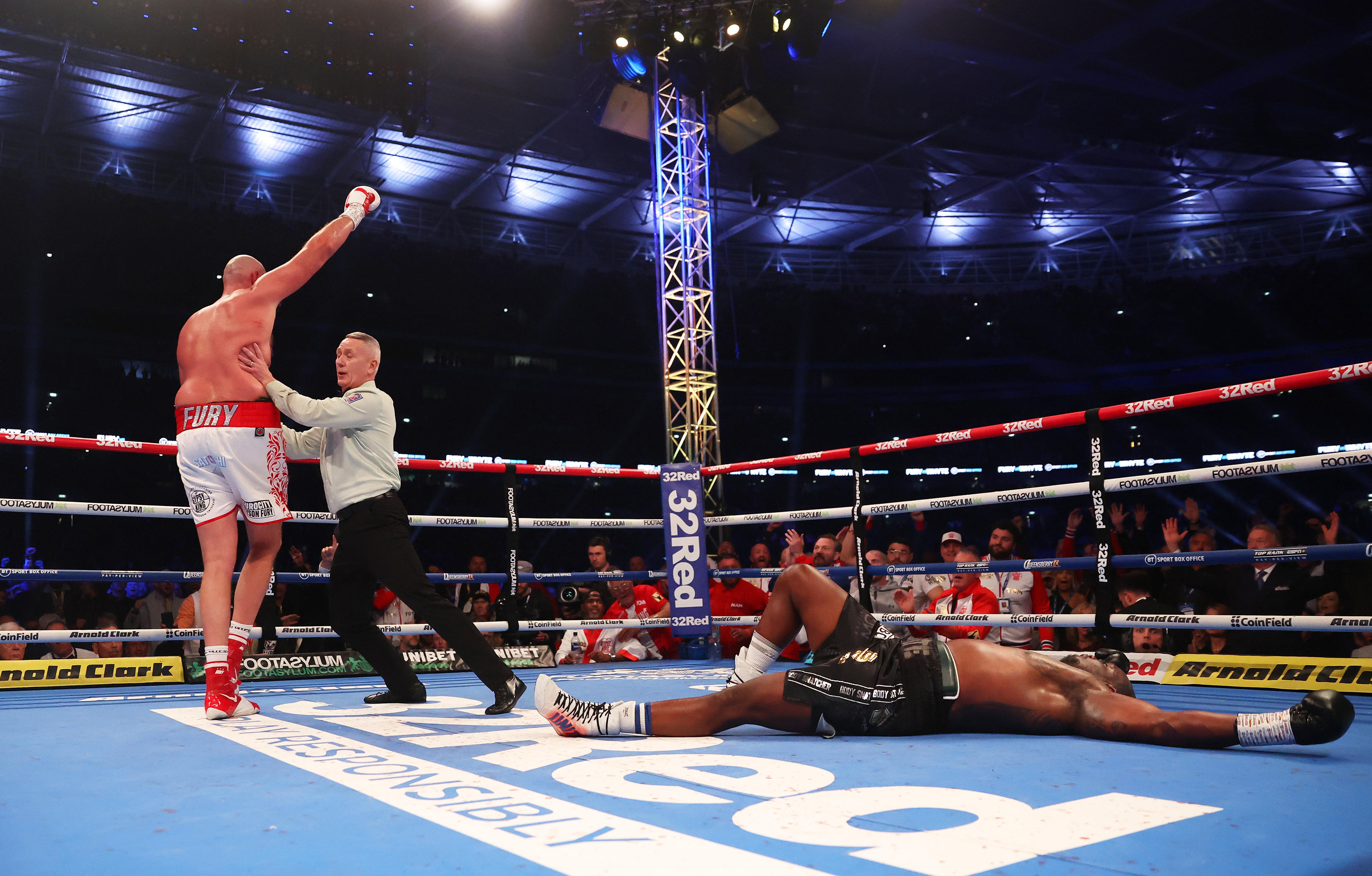 Tyson Fury Beats Dillian Whyte, Retains WBC And Ring World Heavyweight ...