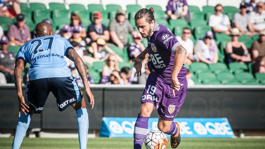 Risdon charges at Sydney FC defence