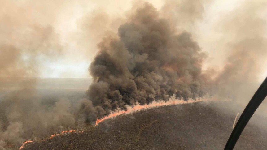 Kimberley fire October 2018.