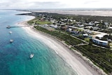 Lancelin sits precariously between the ocean and kilometres of sand dune.