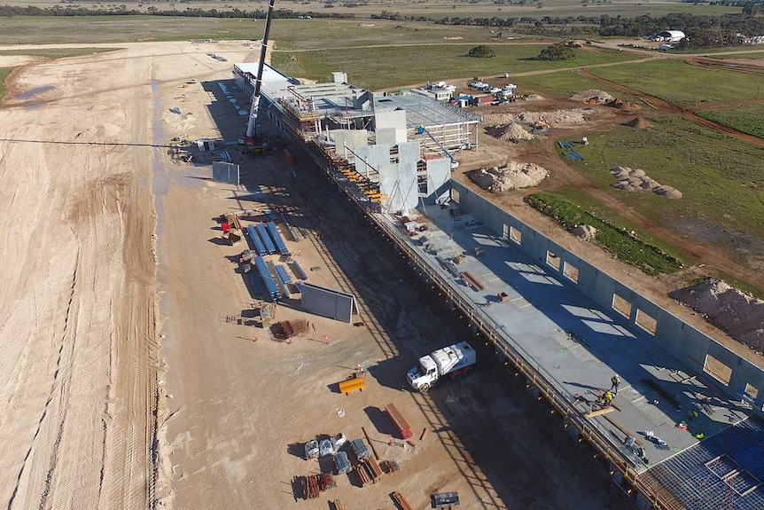 Aerial views of the motorsport park