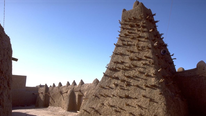 The Islamic Centre in the city of Timbuktu, photo dated 1997.