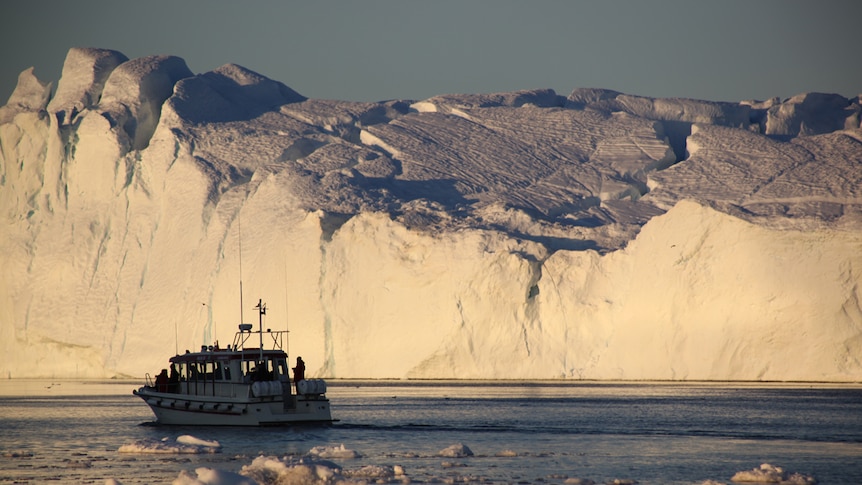 An iceberg off the coast of Greenland