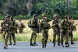 All 1,300 Australian troops are expected to arrive in East Timor by the end of tomorrow.