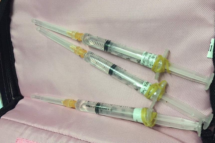 Ketamine syringes