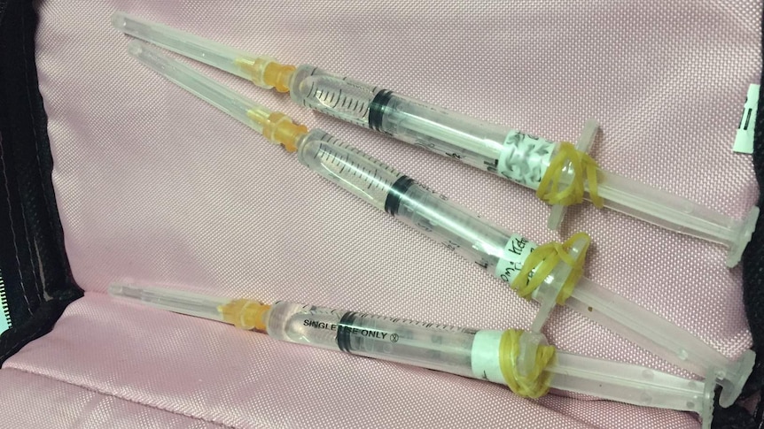 Ketamine syringes