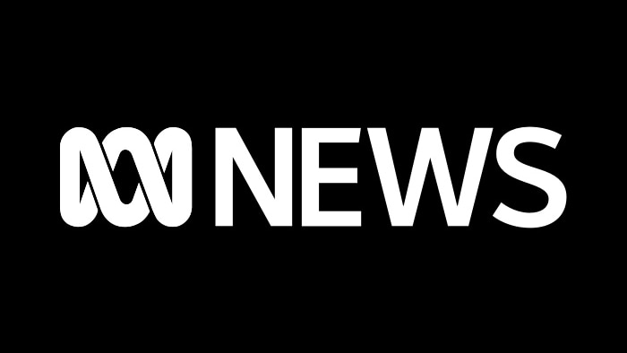 The ABC News logo rendered in black and white.