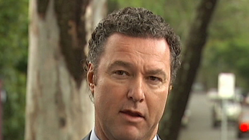 Qld Opposition Leader John-Paul Langbroek speaking to the media in Brisbane