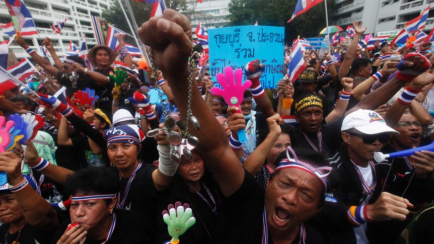 Anti-government protests continue in Bangkok