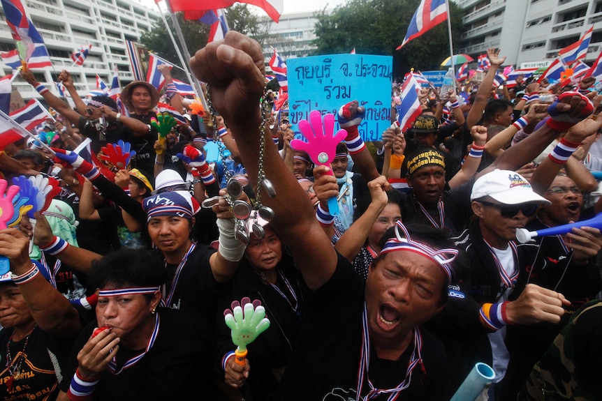 Anti-government protests continue in Bangkok