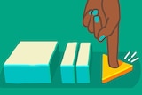 Illustration of hand pressing the play button next to pause and stop for a story about active consent.