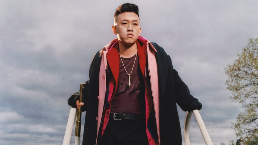 A 2019 press shot of Rich Brian