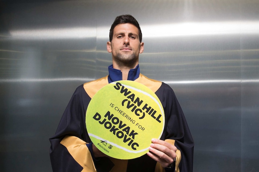 Novak Djokovic named honorary Swan Hill mayor