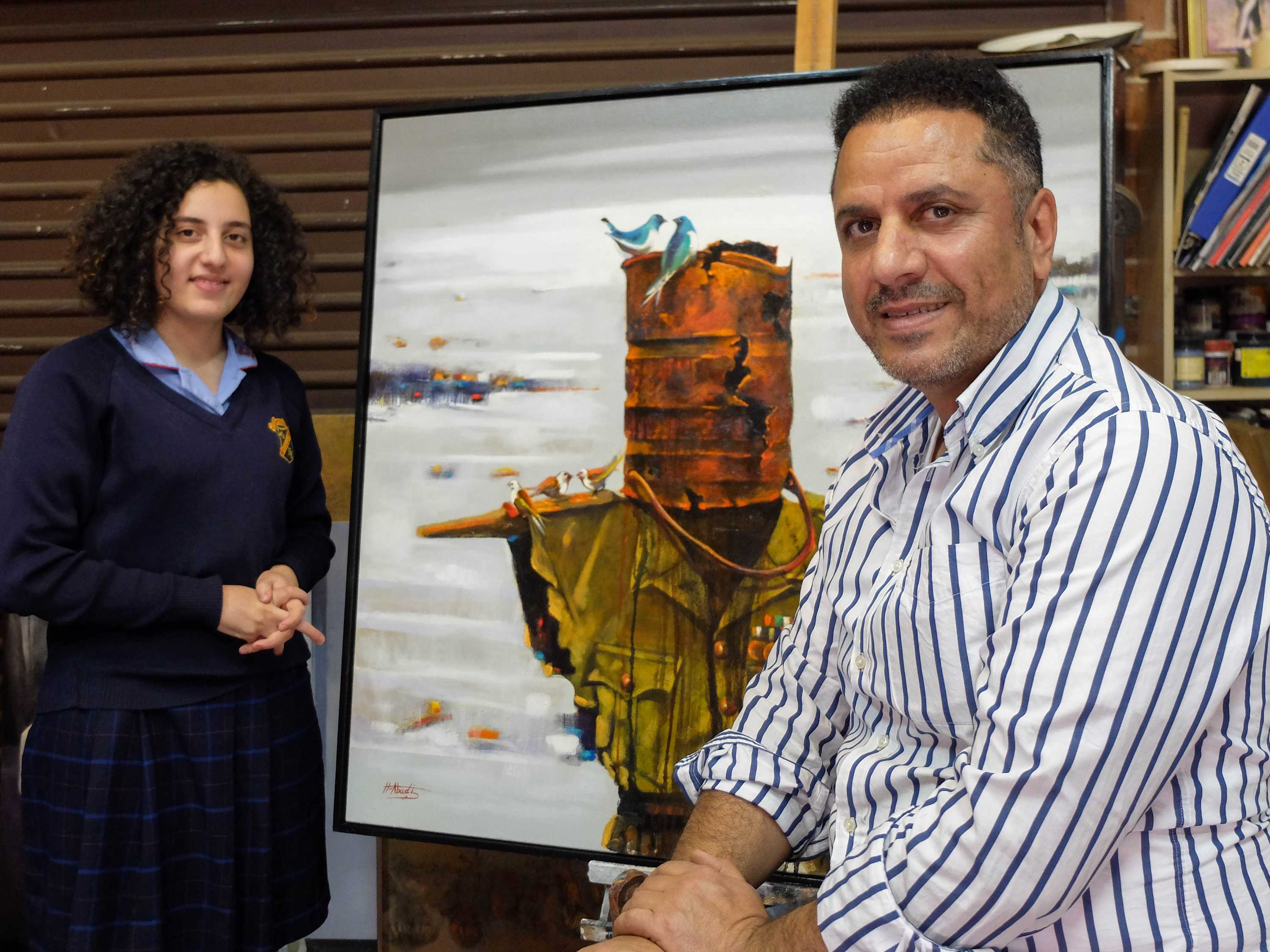 Iraqi artist reimagines the female nude to call out injustice - ABC News