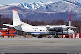 A Russian An-26 plane with the tail number RA-26085 is seen in Petropavlovsk-Kamchatsky.