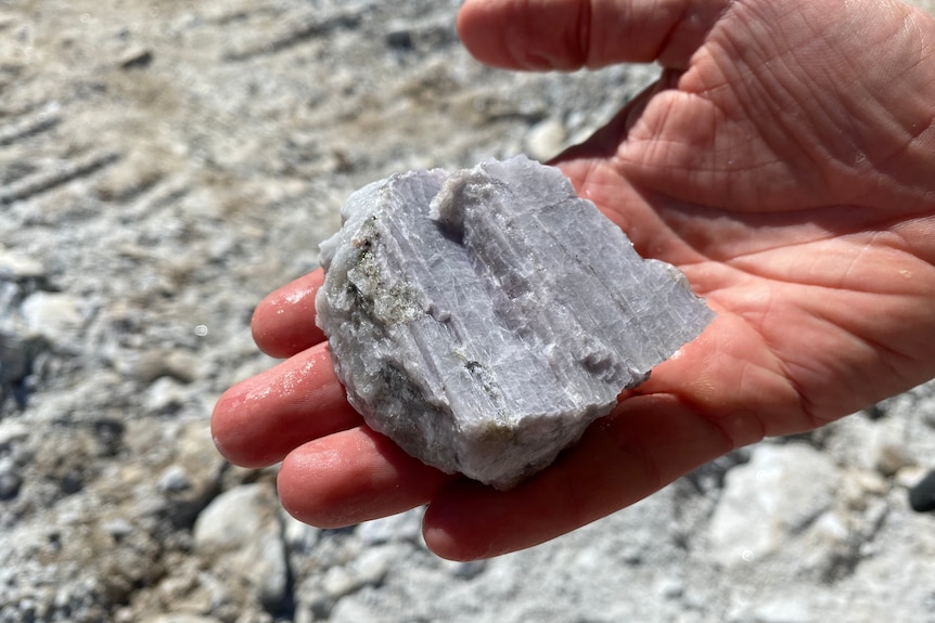Spodumene Rock from Pilbara Minerals