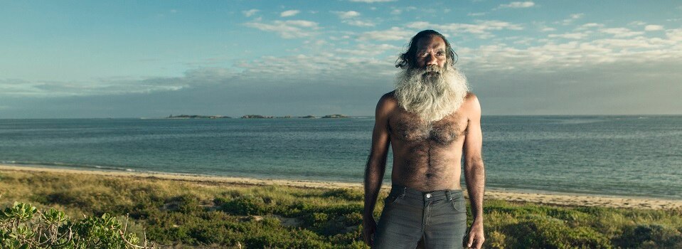 Actor Trevor Jamieson in a publicity photo for The Season play by Nathan Maynard.
