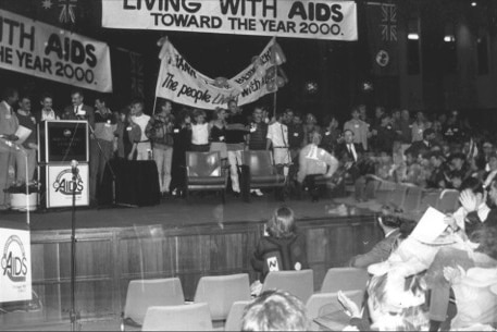 National Conference on HIV/AIDS in Hobart in August 1988.