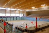 Empty pool in building under construction