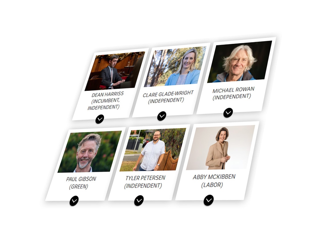 Who's who in Tasmania's upper house elections this weekend