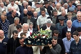 A funeral in Beslan