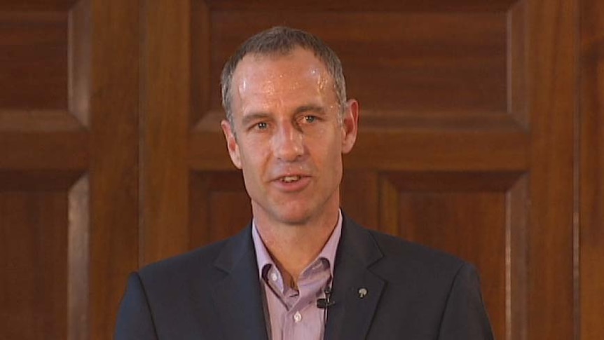 Tasmanian Greens leader Nick McKim outlines his vision for Tasmania during a Town Hall speech.