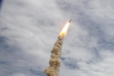 The space shuttle Atlantis lifts off from the Kennedy Space Centre in Cape Canaveral