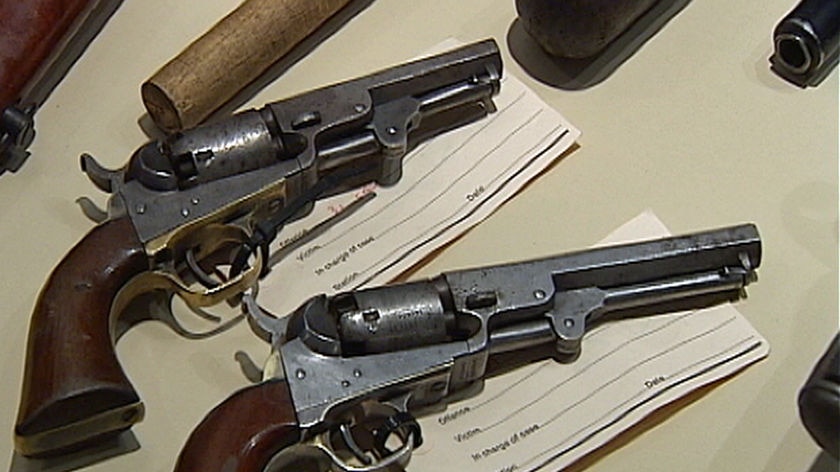 These pistols from the 1840's will be given to a museum.